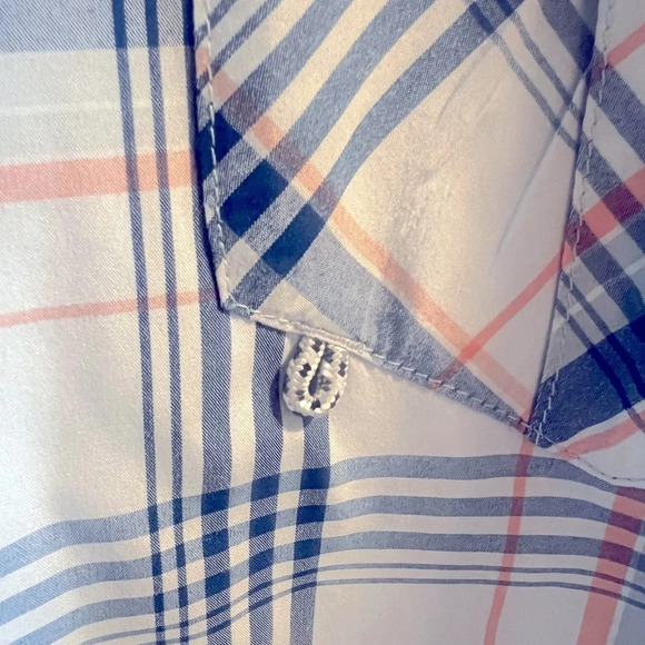 Columbia PFG Beadhead Guide Plaid L/S Shirt Size Large Pearl Snaps Outdoor - Picture 9 of 17